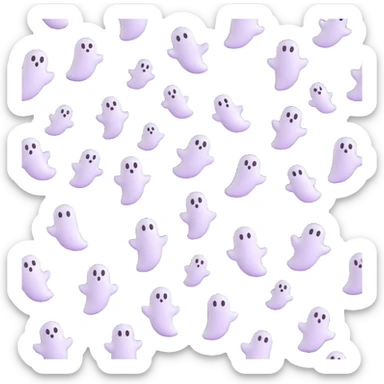 The little ghosts
 sticker