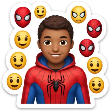 miles lurking emojis sticker