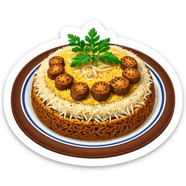 Hyderabadi Mutton Dum Biryani sticker