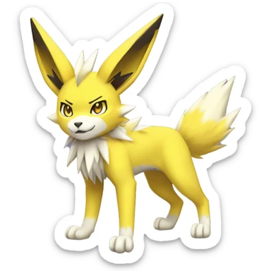 Zeraora-Jolteon-Renamon full body sticker