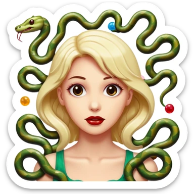 Candy Medusa sticker