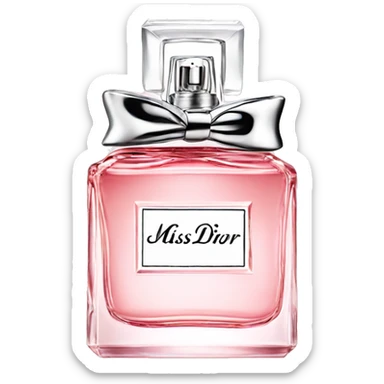 Miss dior perfume sticker