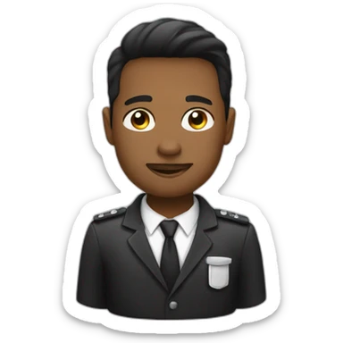 cofe black and white sticker