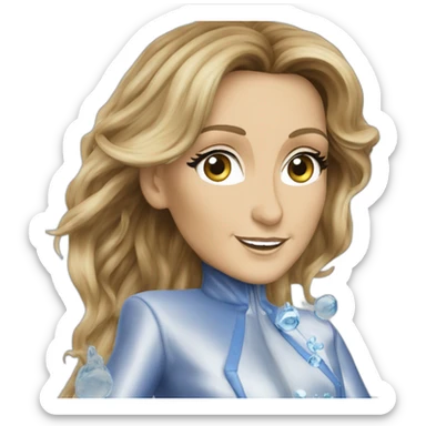 celine dion water vegas sticker