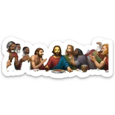 The Last Supper sticker