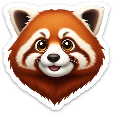  Red panda sticker