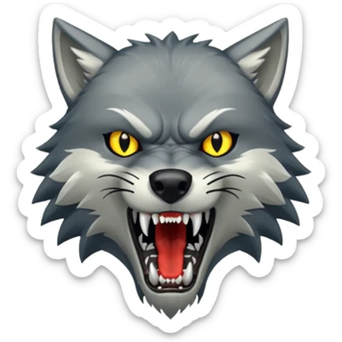 Witcher 3 bestiary icon wolf sticker
