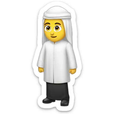 macron convertie à l'islam sticker