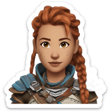 Aloy horizon zero dawn sticker