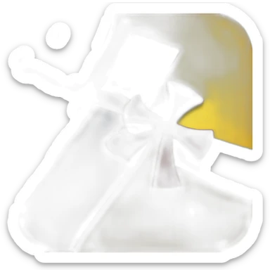 flag emoji with a blue Scandinavian cross with a red outline on a yellow background Ingermanland sticker