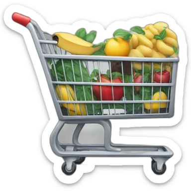 shopping cart sticker