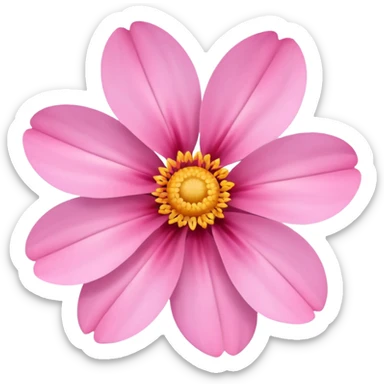 Flower pink sticker