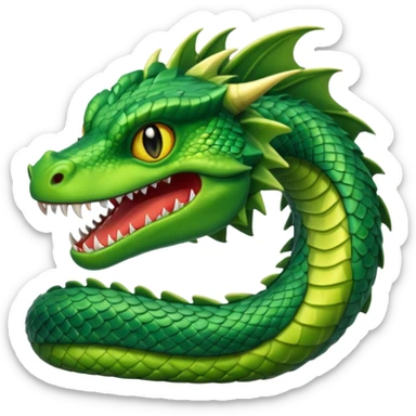 Basilisk laugh sticker
