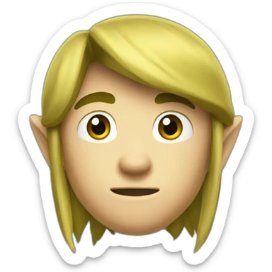 link from legend of zelda sticker