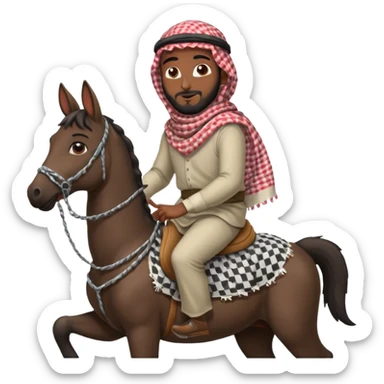 фото араб на осле sticker