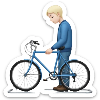 sad because my bike was stole sticker