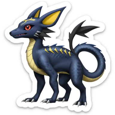 Salandit-Noibat-Nargacuga-Umbreon-Silvally-fusion (full body) sticker