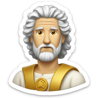 rich Stoic man sticker