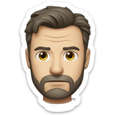 sad ben affleck sticker