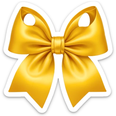 🎀+red=yellow sticker