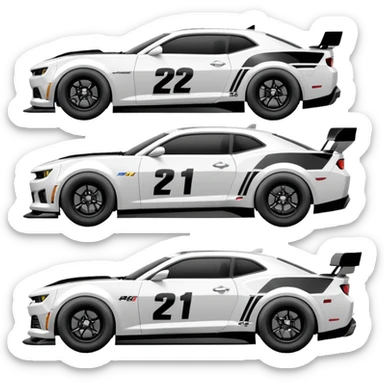 Chevrolet Camaro ZL1 NASCAR best view sticker