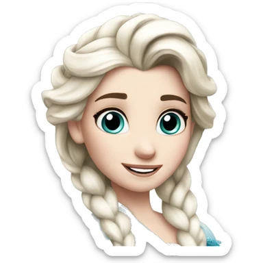 princess elsa  sticker