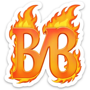 Can you make a banner that says PYRO in gothic letters, the letters should also be on fire  sticker