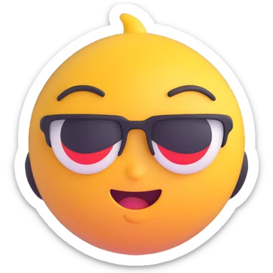 mean girl emoji, sassy, confident, stylish, attitude, expressive face sticker