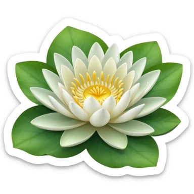 Water lillie sticker