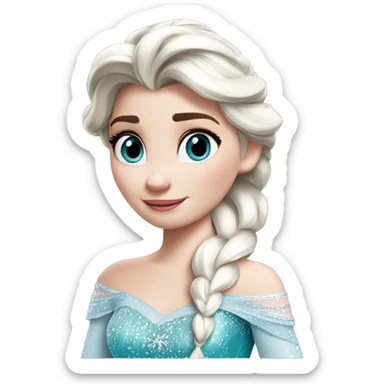 The Disney princess elsa sticker