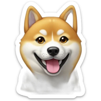 smiling-shibainu sticker