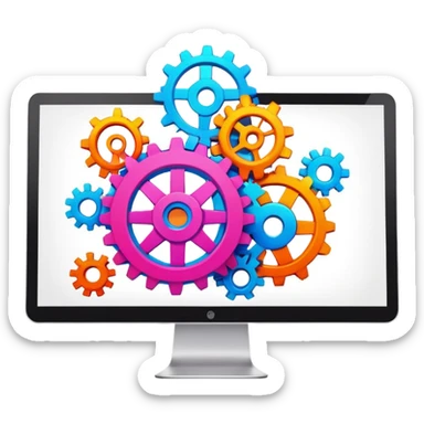 I want an emoji that I can use for a course on Product Management and is related with Creativitech.es look & feel sticker