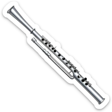 Silver C Flute sticker