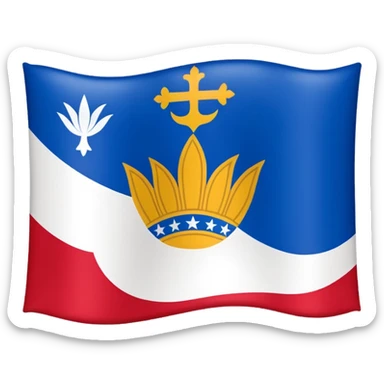 flag of the city of the Santa Cruz de tenerife sticker