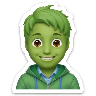 Pascal con ropita sticker