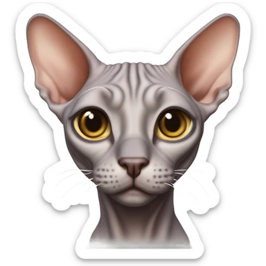 Sphynx cat sticker