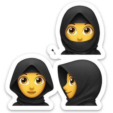 Niqab sticker