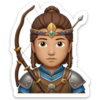 Mongol Archer  sticker