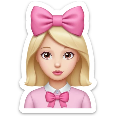 🧍🏻‍♀️🎀 sticker