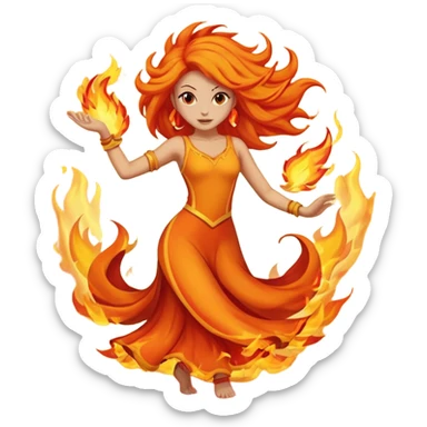 Fire spirit – Flames for hair



























 sticker