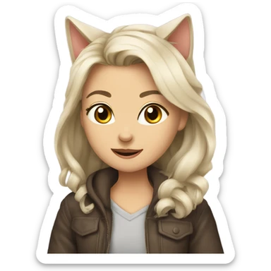 Вислоухая кошка  sticker