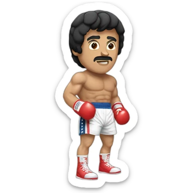 rocky Balboa boxeur sticker