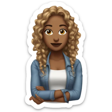 Alicia jayelle Cynthia  sticker