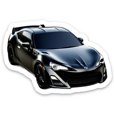 Darth Vader Batman and Batgirl themed Scion FR-S  sticker