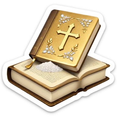 Bible, Sparkle, Salt, Music sticker