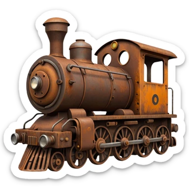 Old train  sticker