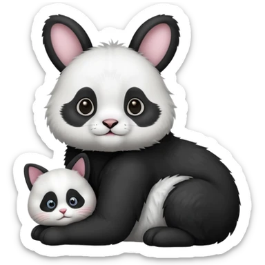 Cat,bunny,panda sticker