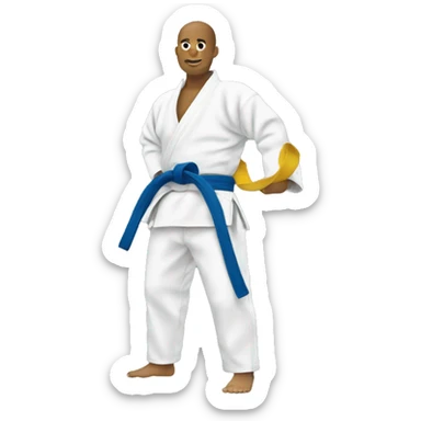 all the Judo color belt sticker