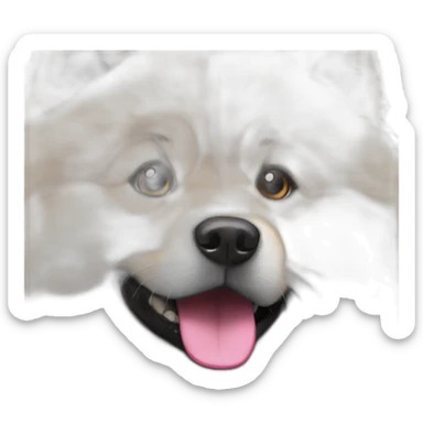 eurasier qui sourit sticker