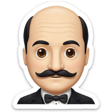 Hercules poirrot as an emoji sticker